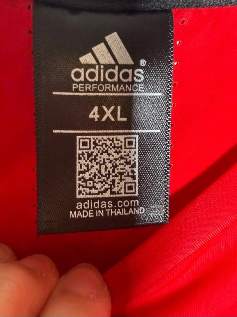 Adidas Men’s Red Performance Dri Fit Tee 4XL NWT Sport Athletic